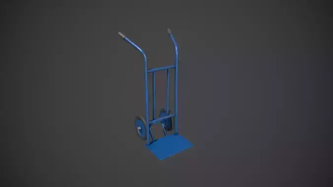Blue Sack Truck 