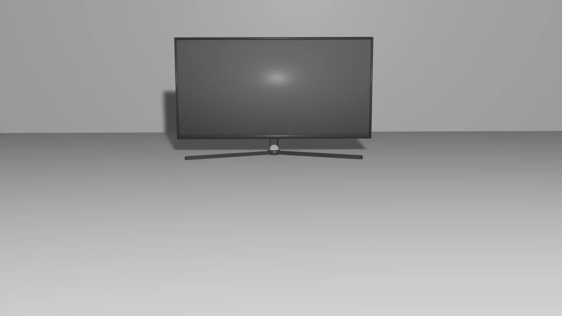 Monitor 24 inch Free low-poly 3D model
