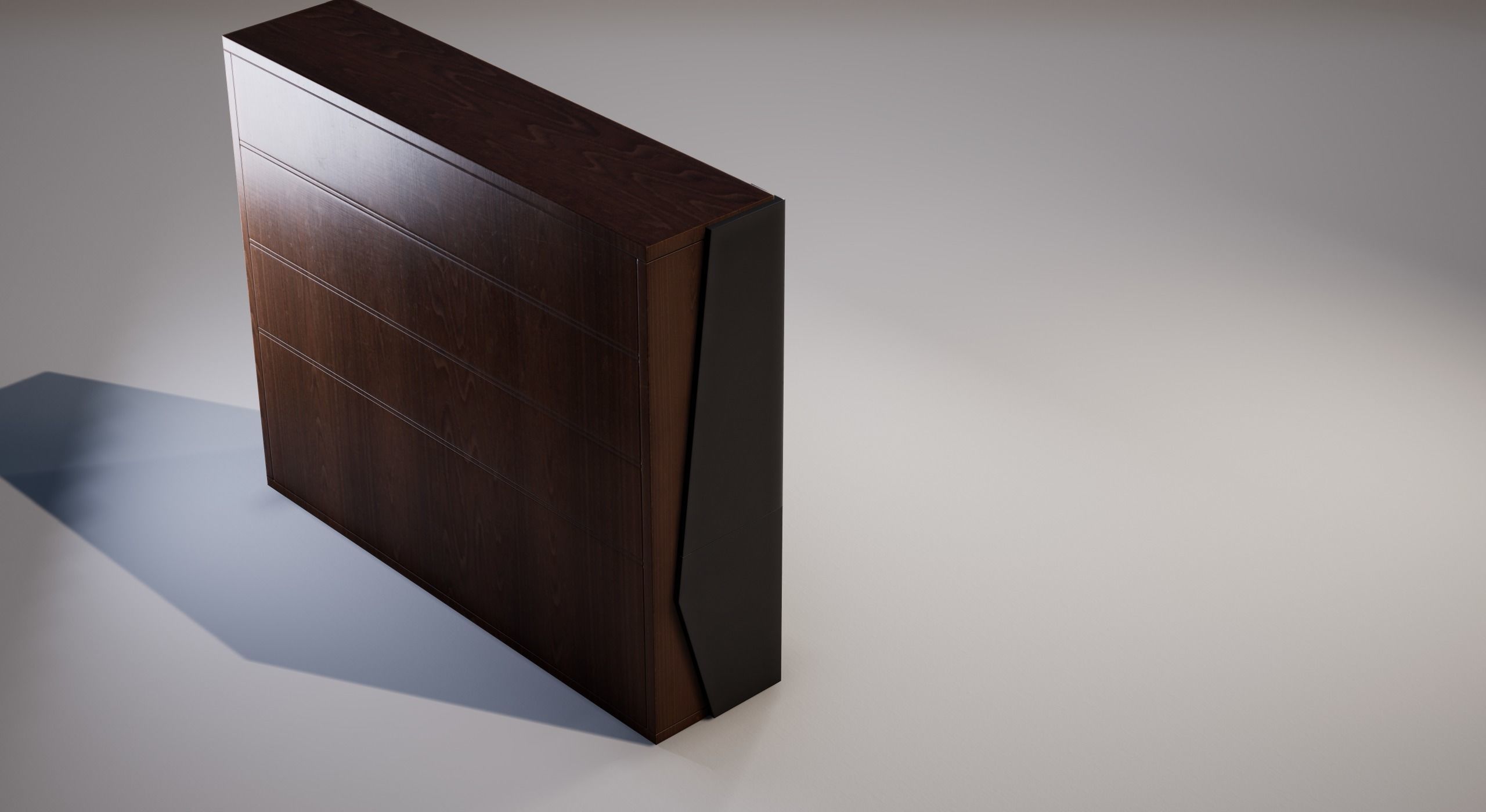 Shelf 02 Low-poly 3D model_6