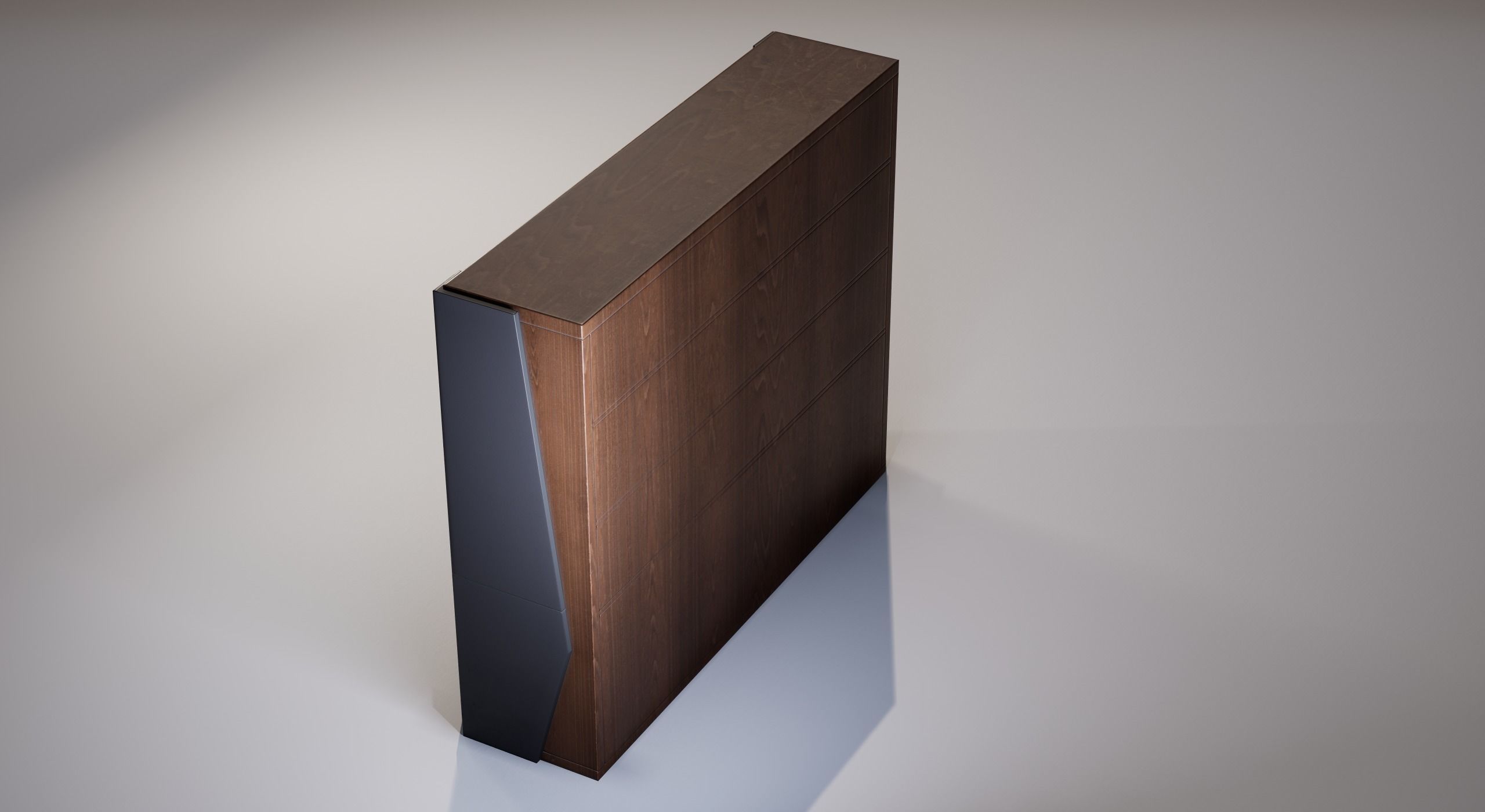 Shelf 02 Low-poly 3D model_7