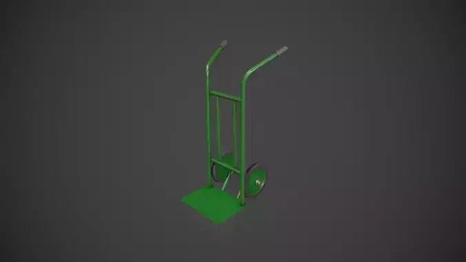 Green Sack Truck