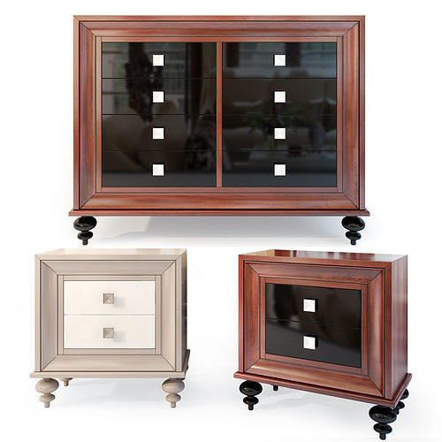 Mugali Dresser nightstand Galiano emocion 3D model