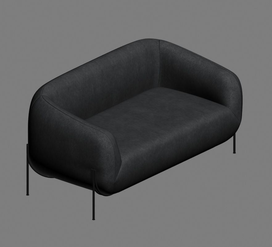 sofa 02 3D model_2