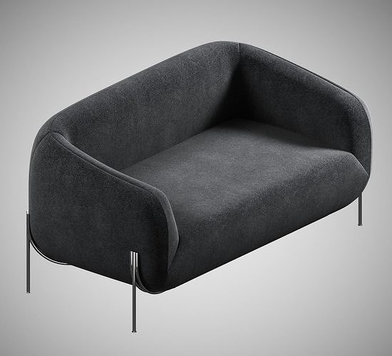 sofa 02 3D model