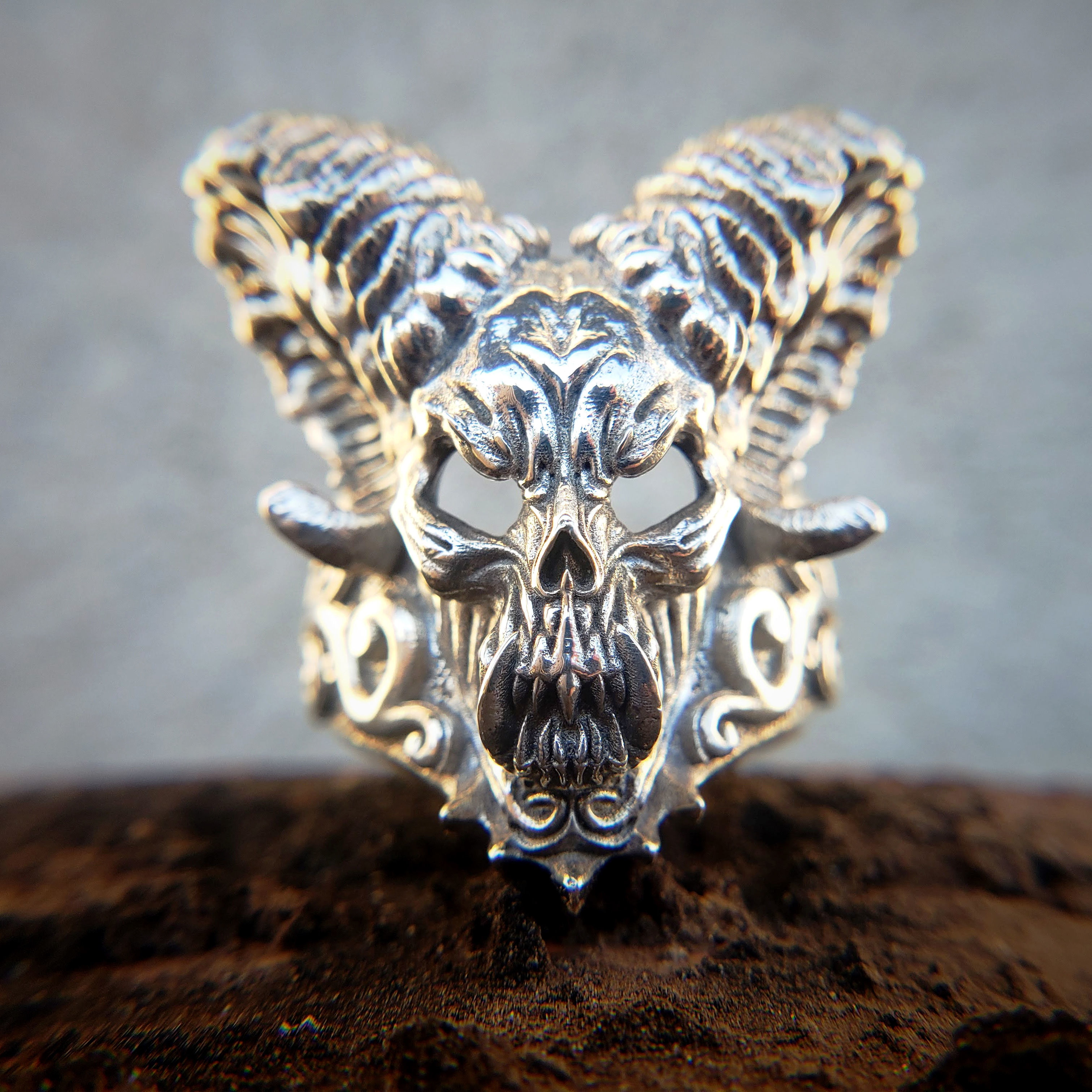 Ram Skull Demon  3D print model_5