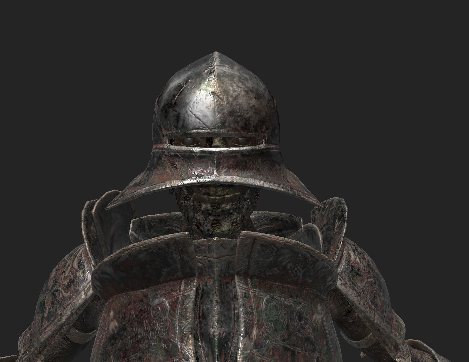 Undead Zombie Warrior Character  4k PBR  Low poly Low-poly 3D model_46