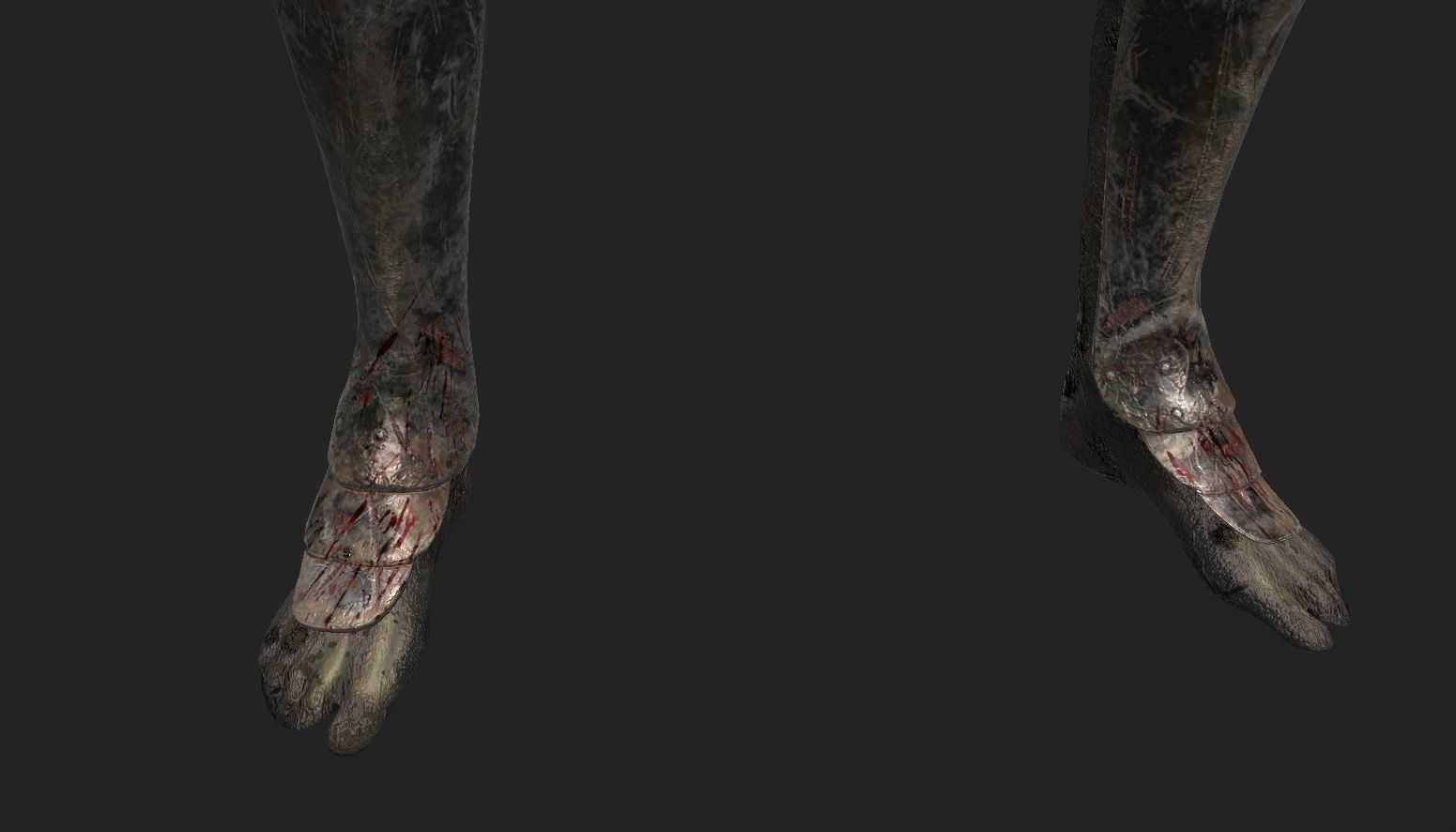 Undead Zombie Warrior Character  4k PBR  Low poly Low-poly 3D model_27