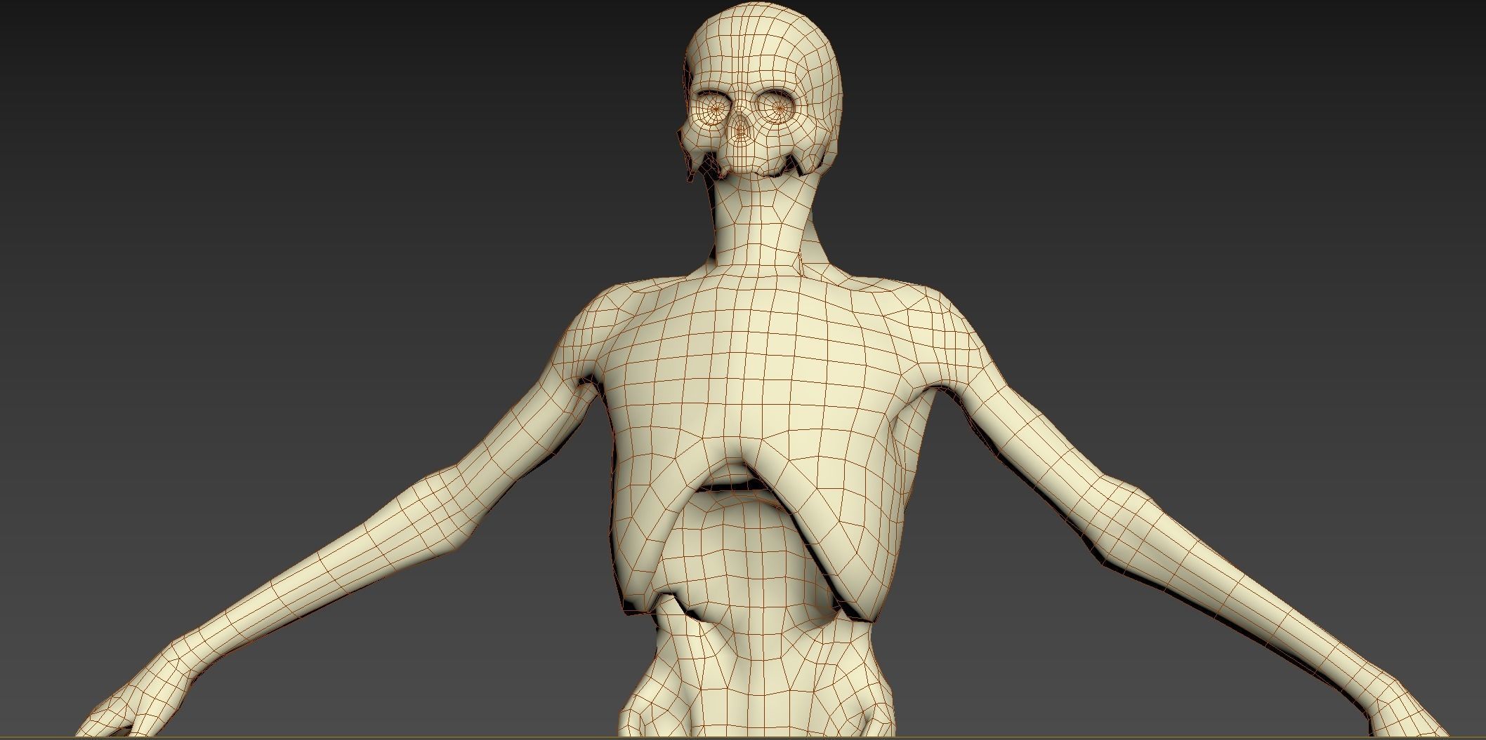 Undead Zombie Warrior Character  4k PBR  Low poly Low-poly 3D model_50