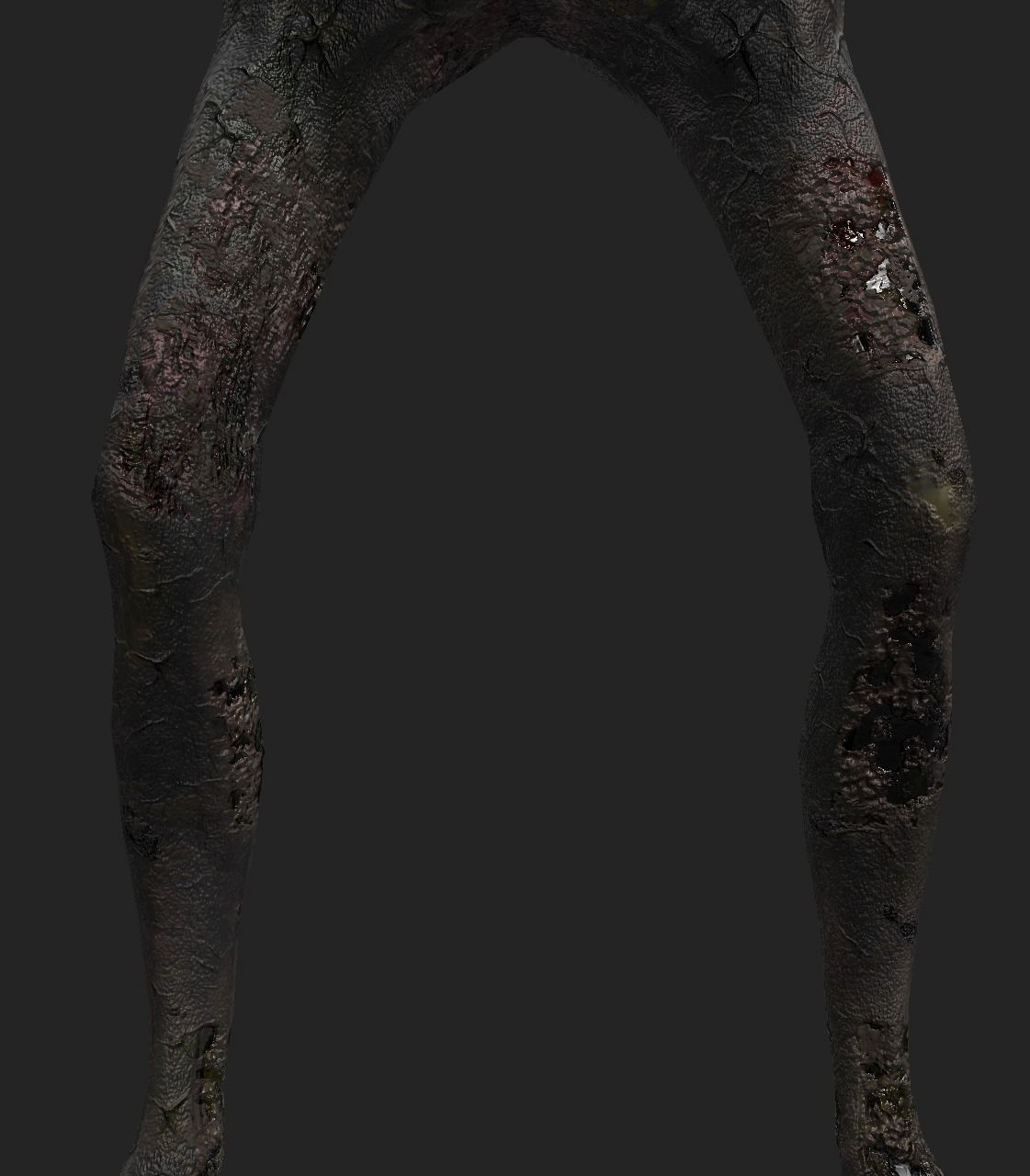 Undead Zombie Warrior Character  4k PBR  Low poly Low-poly 3D model_31