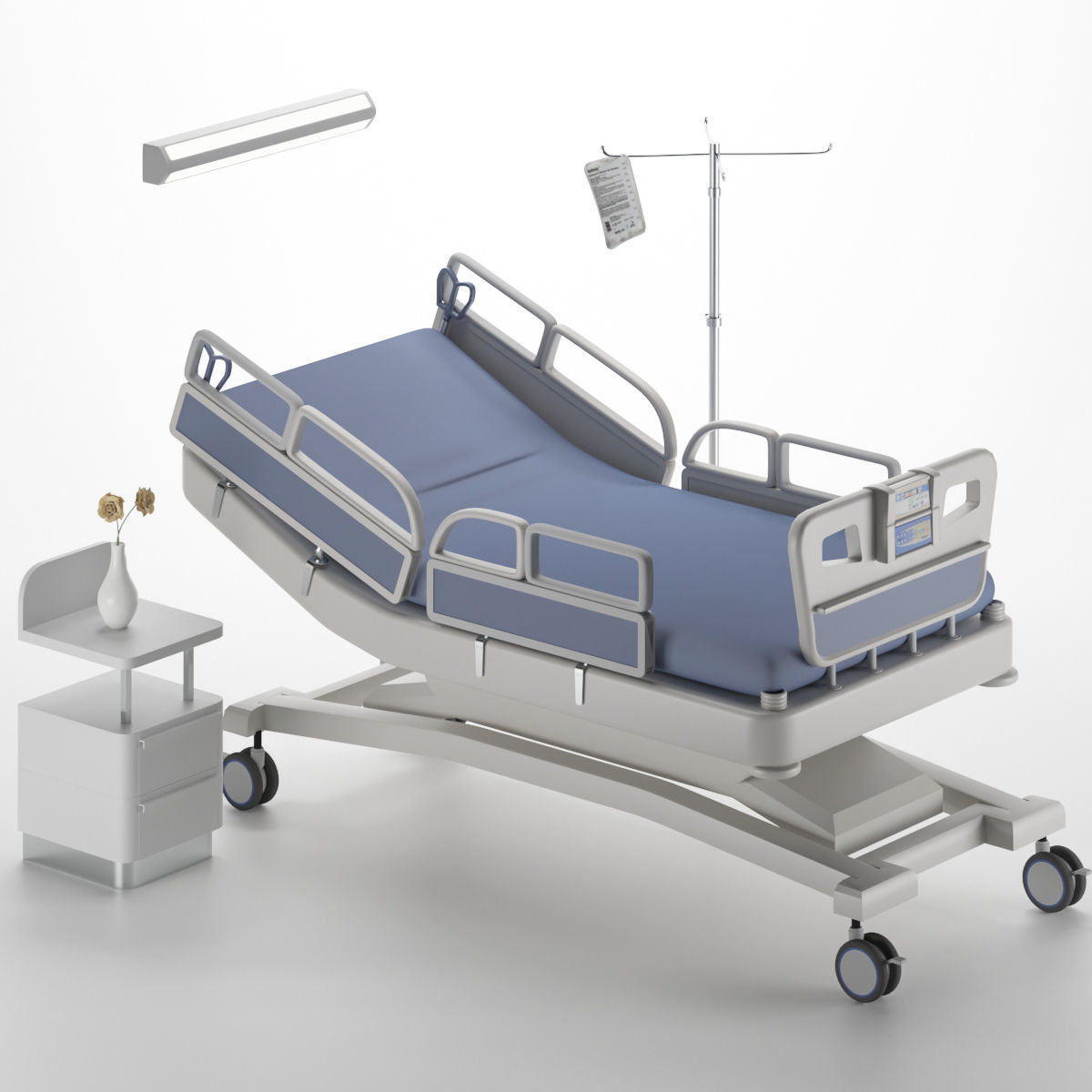 Hospital Room 3D 3D model_1