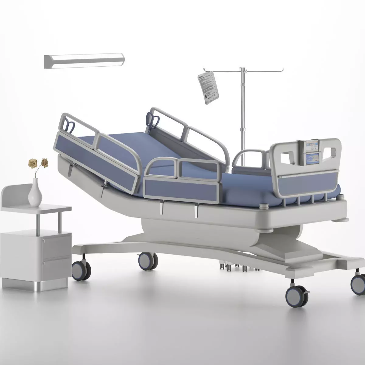 Hospital Room 3D 3D model_0
