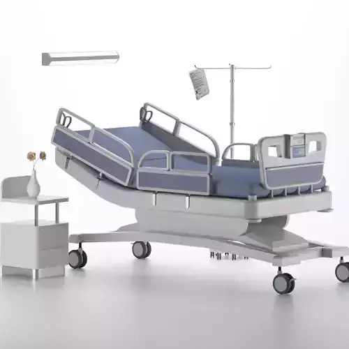 Hospital Room 3D 3D model