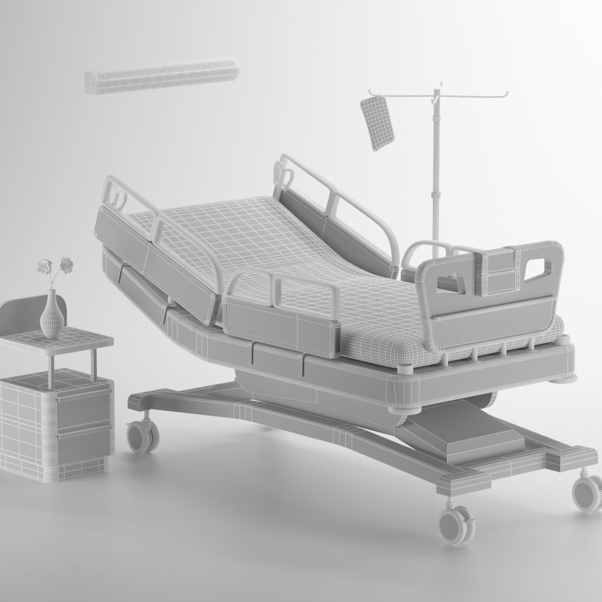 Hospital Room 3D 3D model_6