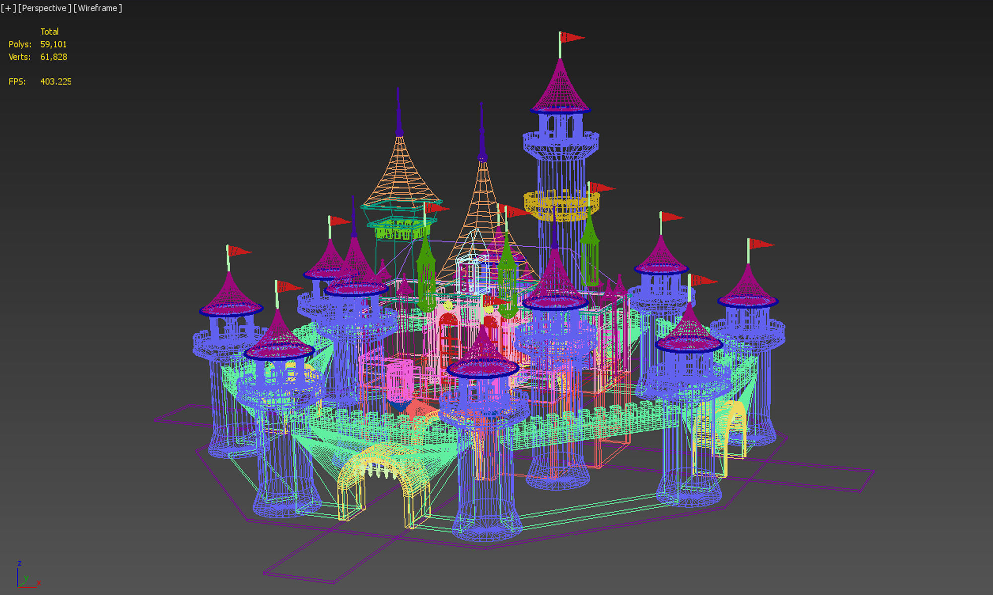 Park Castle House 3D model_17