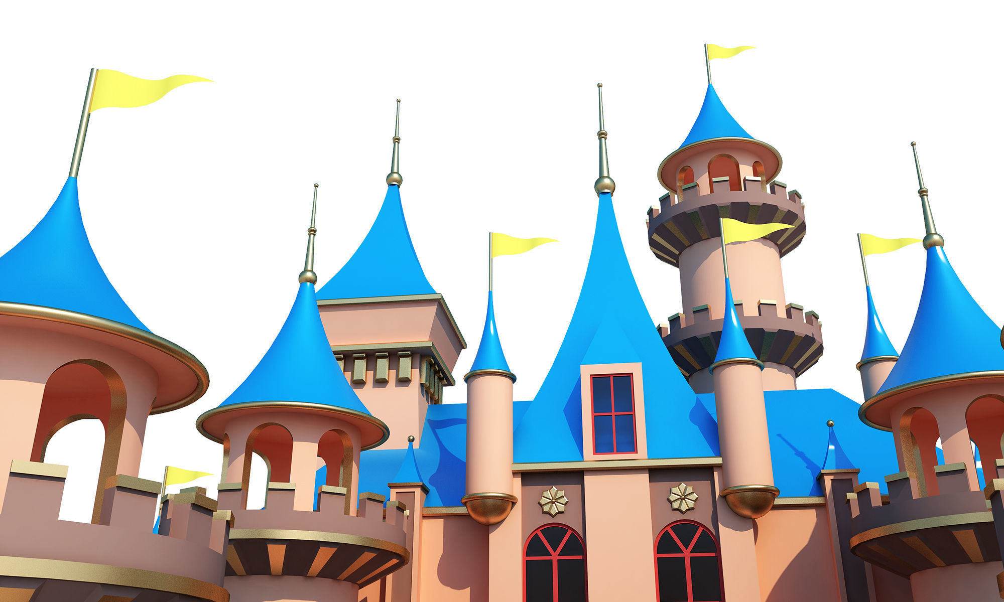 Park Castle House 3D model_15