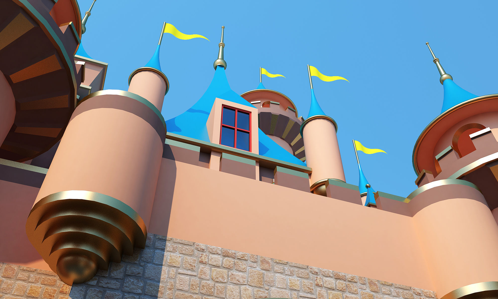 Park Castle House 3D model_14