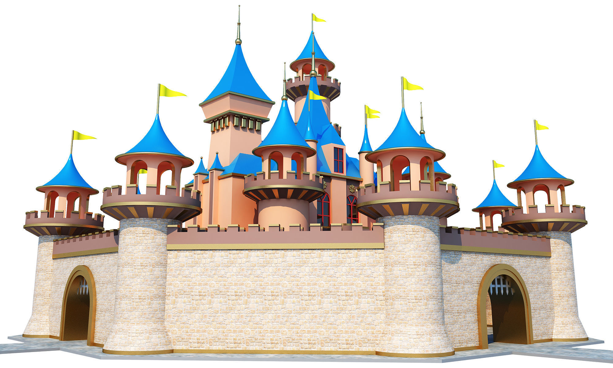 Park Castle House 3D model_10