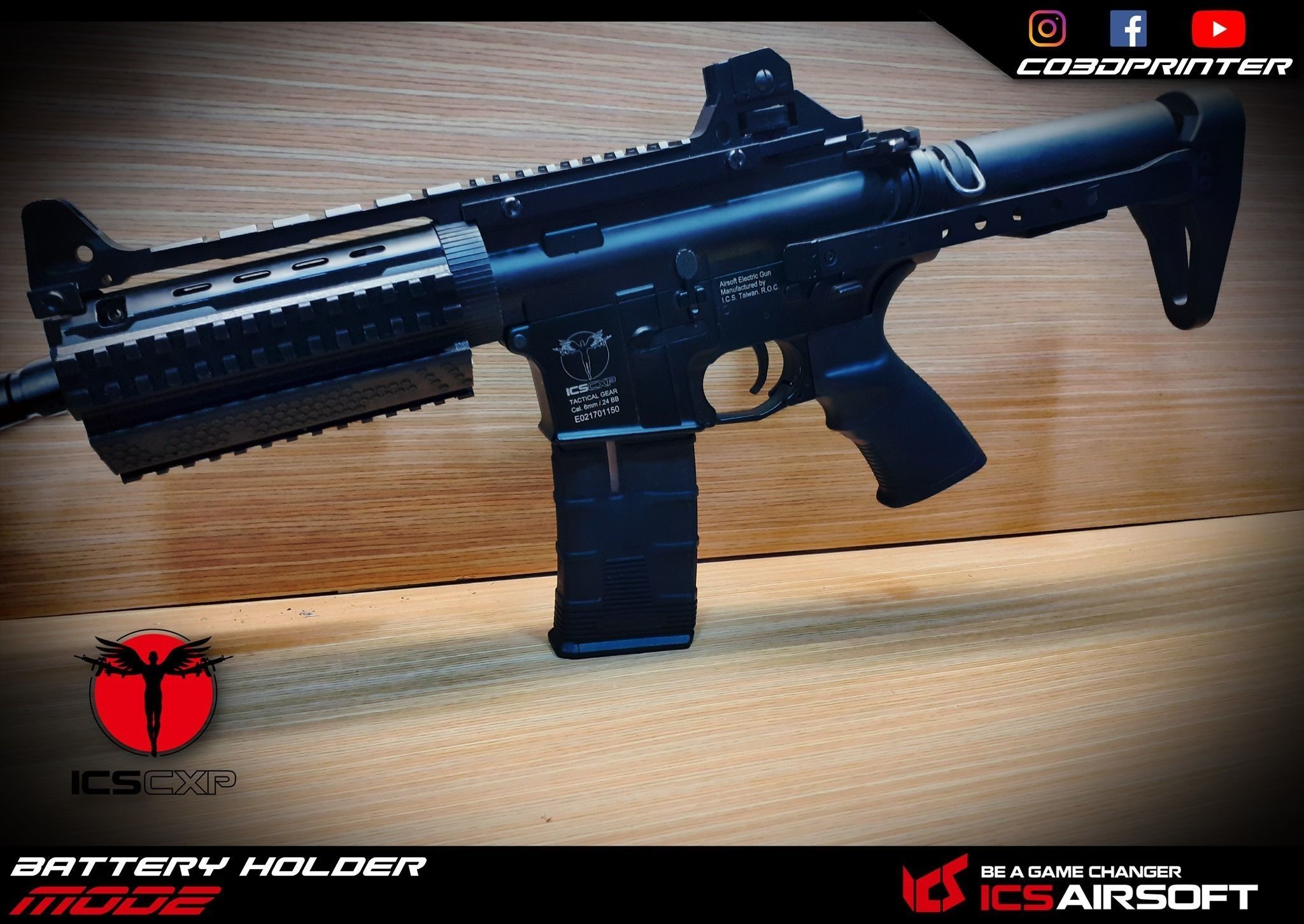 ICS CPX08 Battery Holder MOD2 3D print model_5