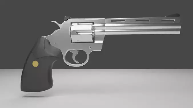 Revolver Colt Python 357 3D model