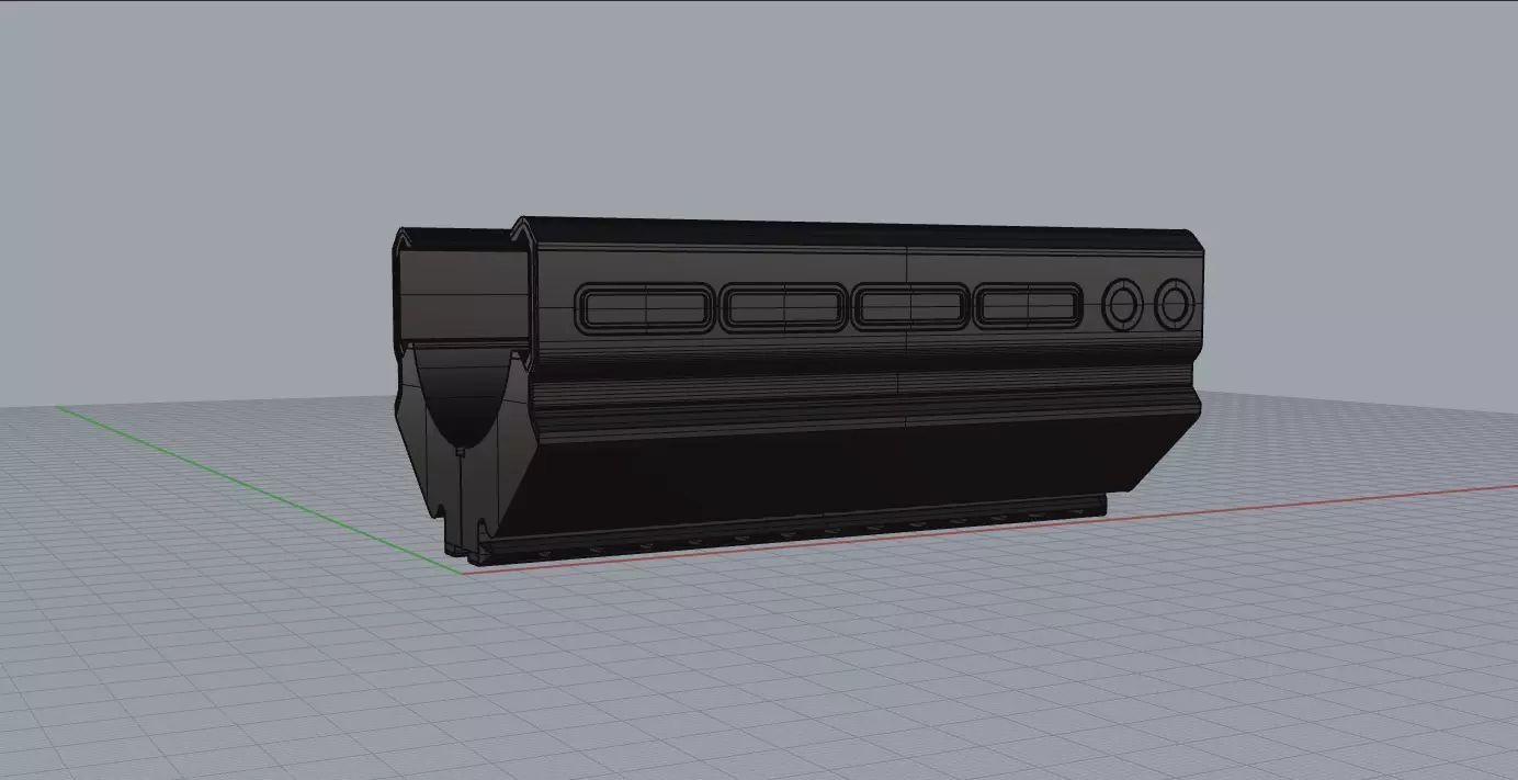 ICS CPX08 Battery Holder MOD1 3D print model_0