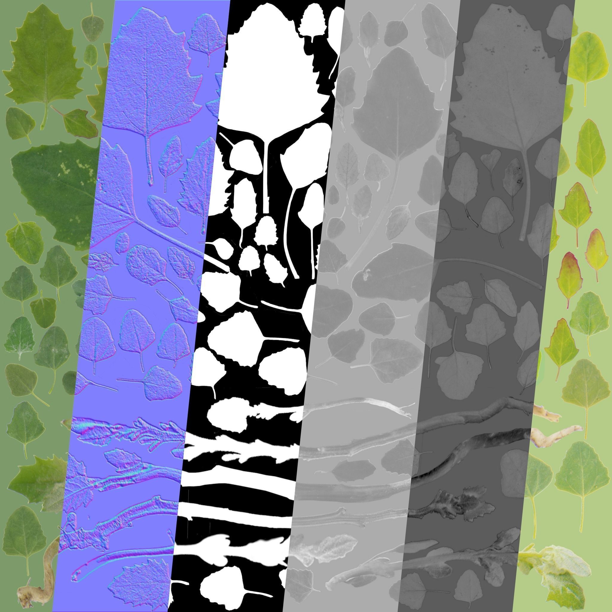 3D Grass collection vol03 Low-poly 3D model_8