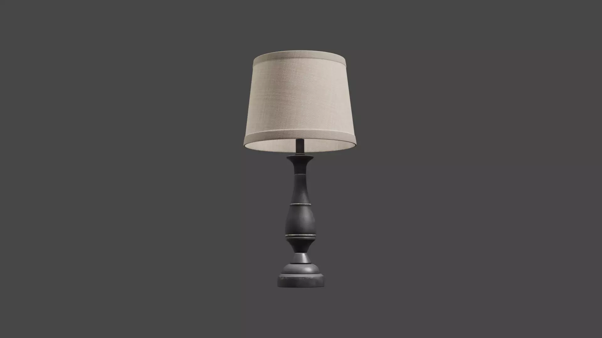 Hotel Lamp Low-poly 3D model_0