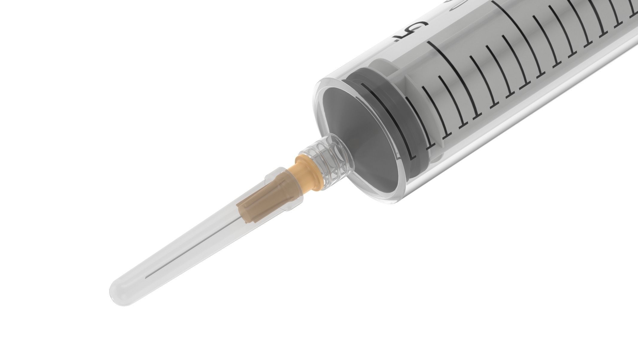 7 Syringes Collection injection syringe 3D model_34