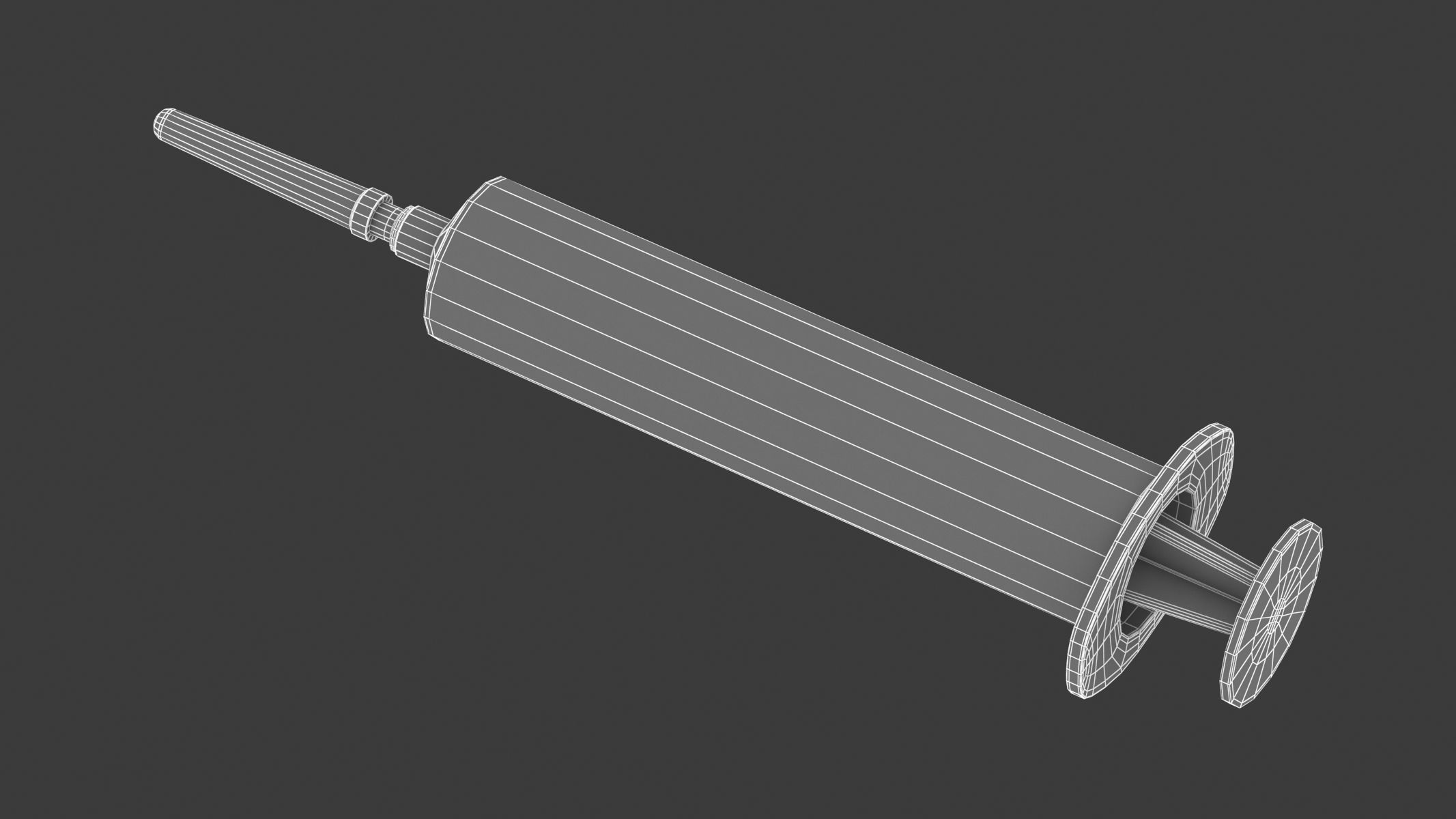 7 Syringes Collection injection syringe 3D model_37