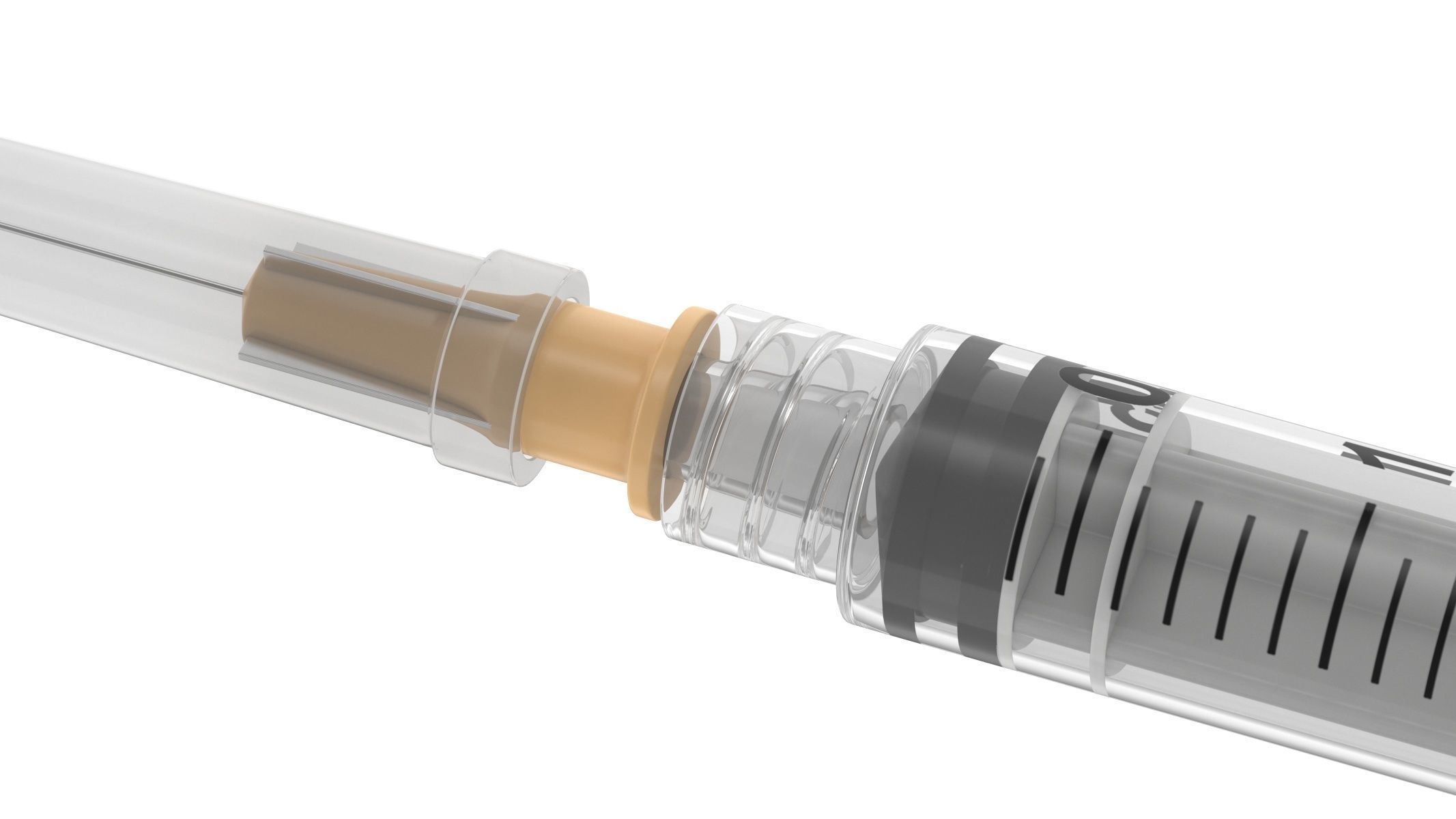 7 Syringes Collection injection syringe 3D model_46