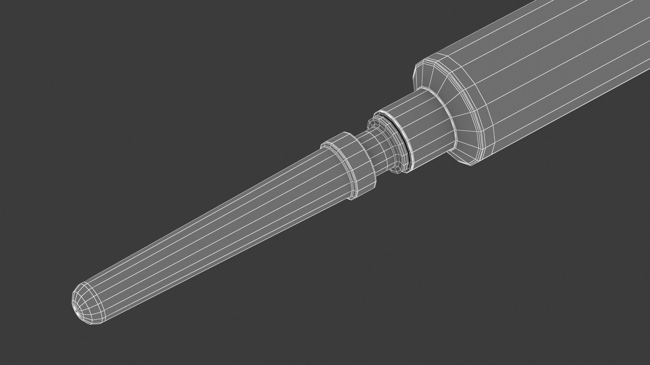 7 Syringes Collection injection syringe 3D model_69