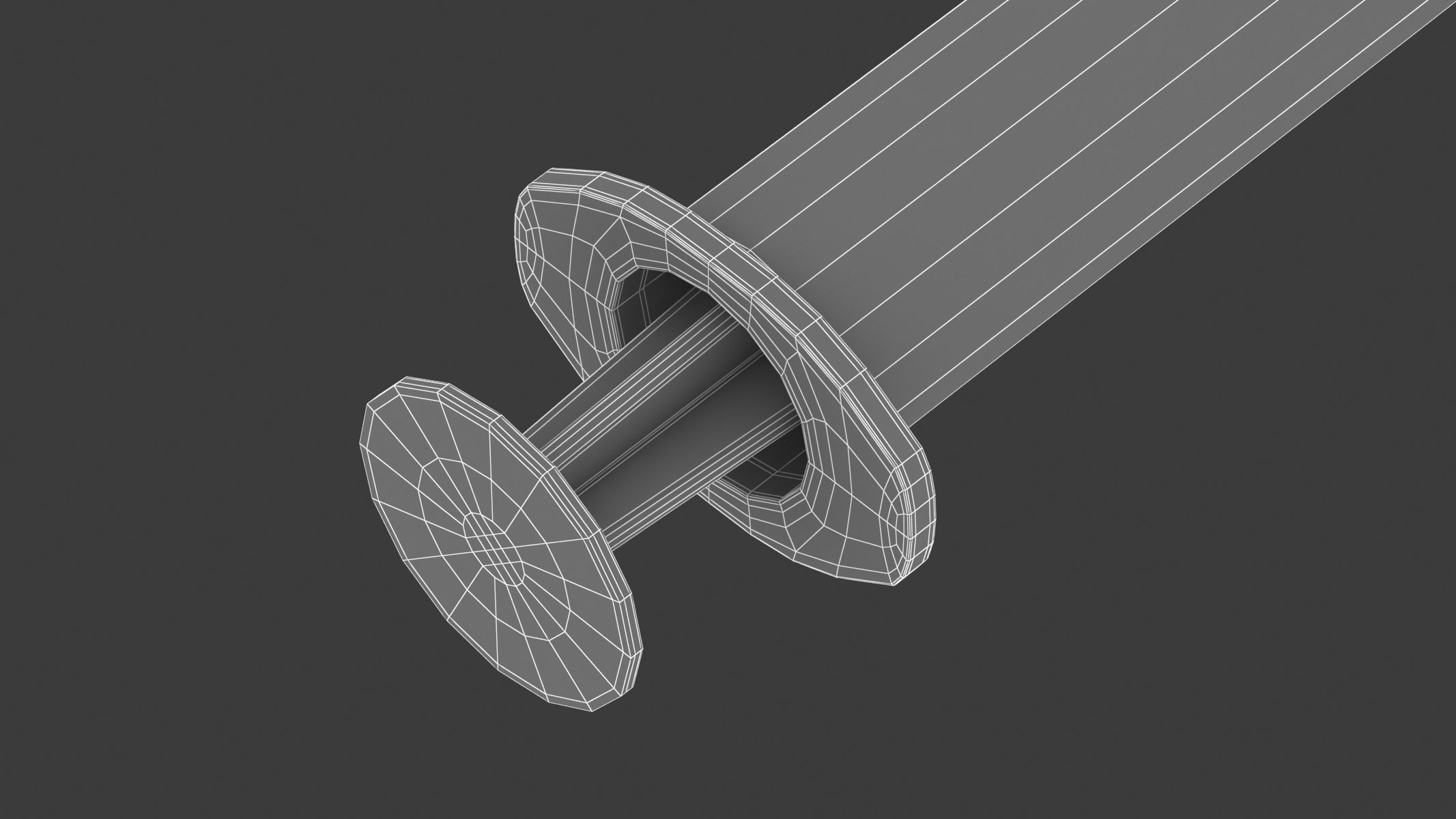 7 Syringes Collection injection syringe 3D model_70