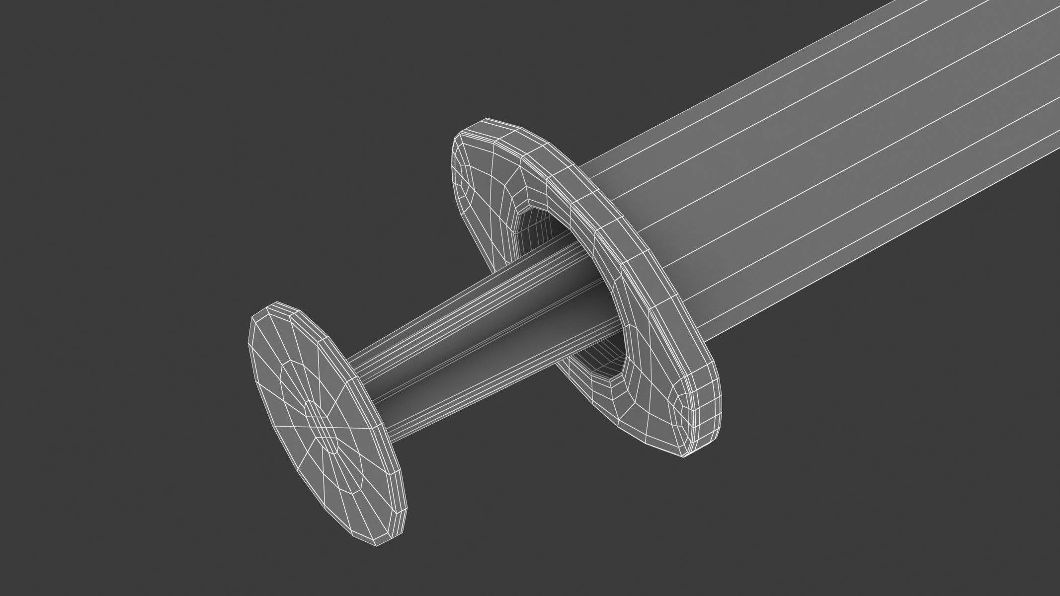 7 Syringes Collection injection syringe 3D model_50