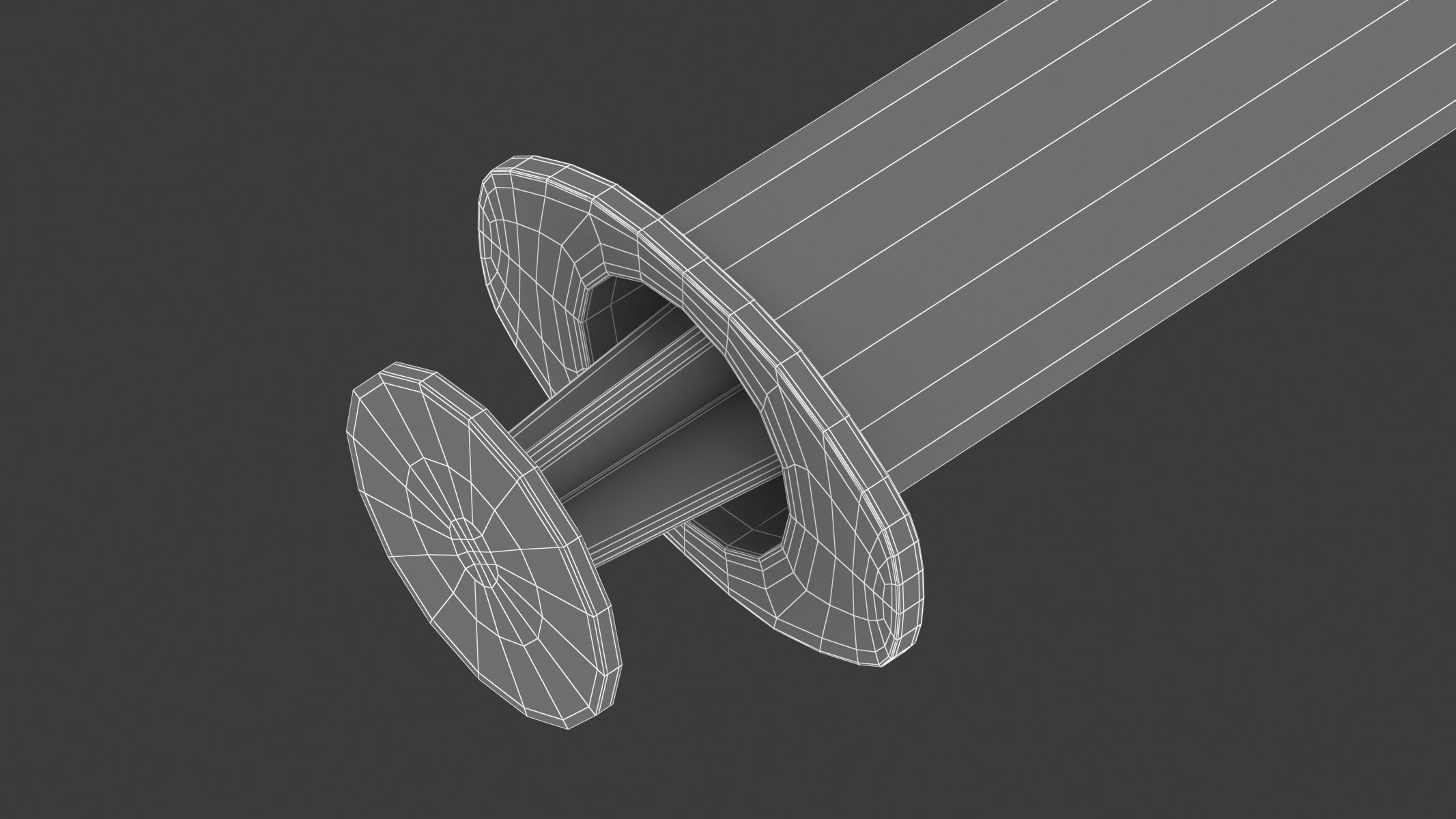 7 Syringes Collection injection syringe 3D model_40