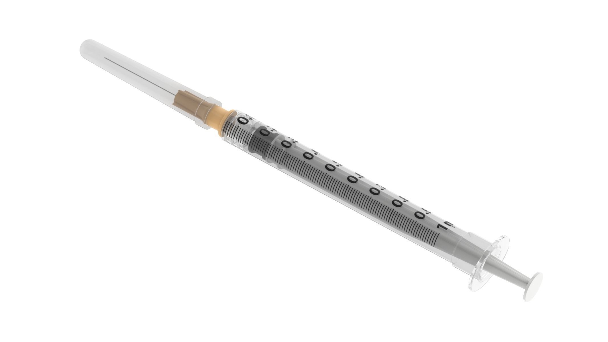 7 Syringes Collection injection syringe 3D model_13