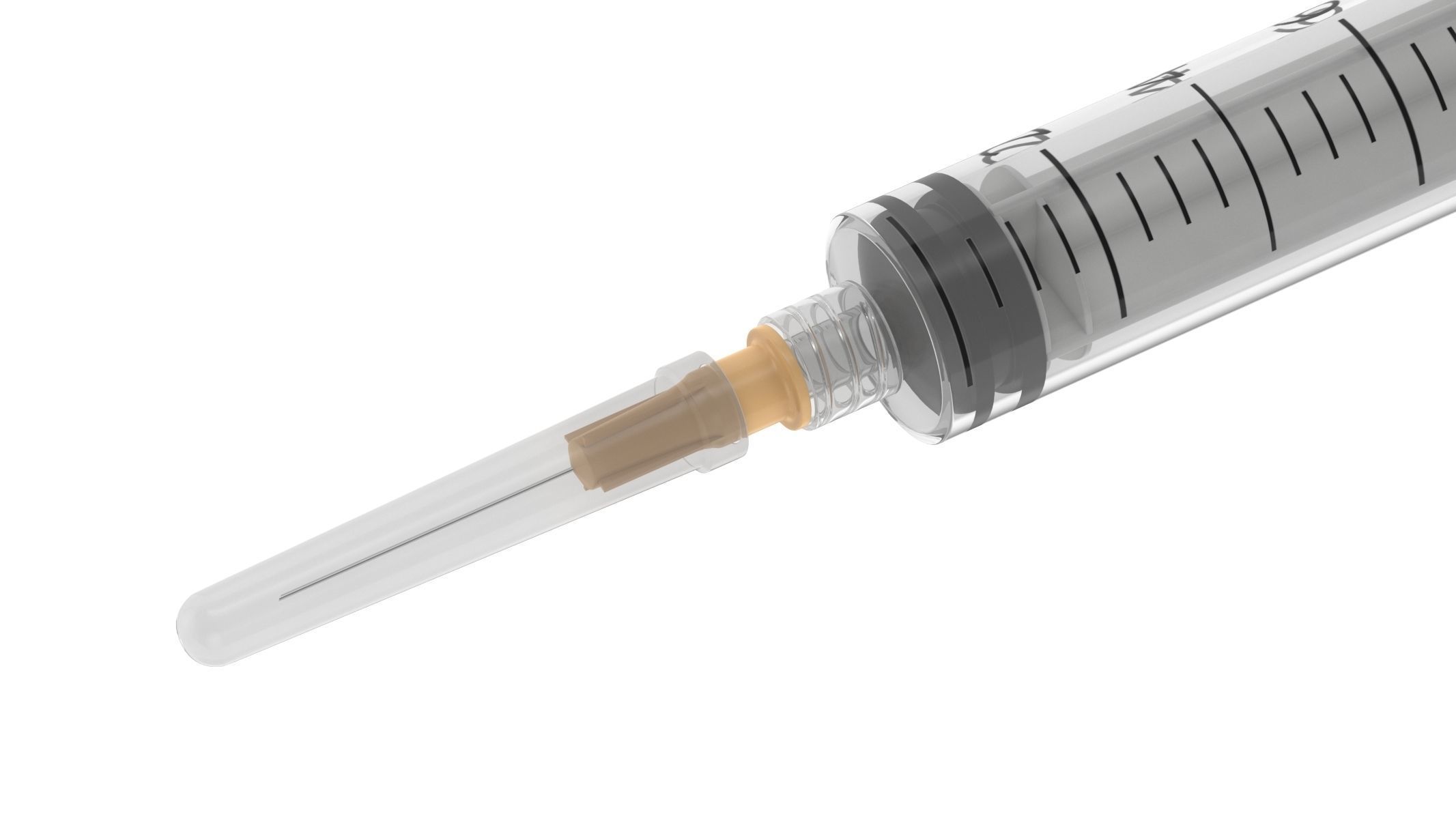 7 Syringes Collection injection syringe 3D model_4