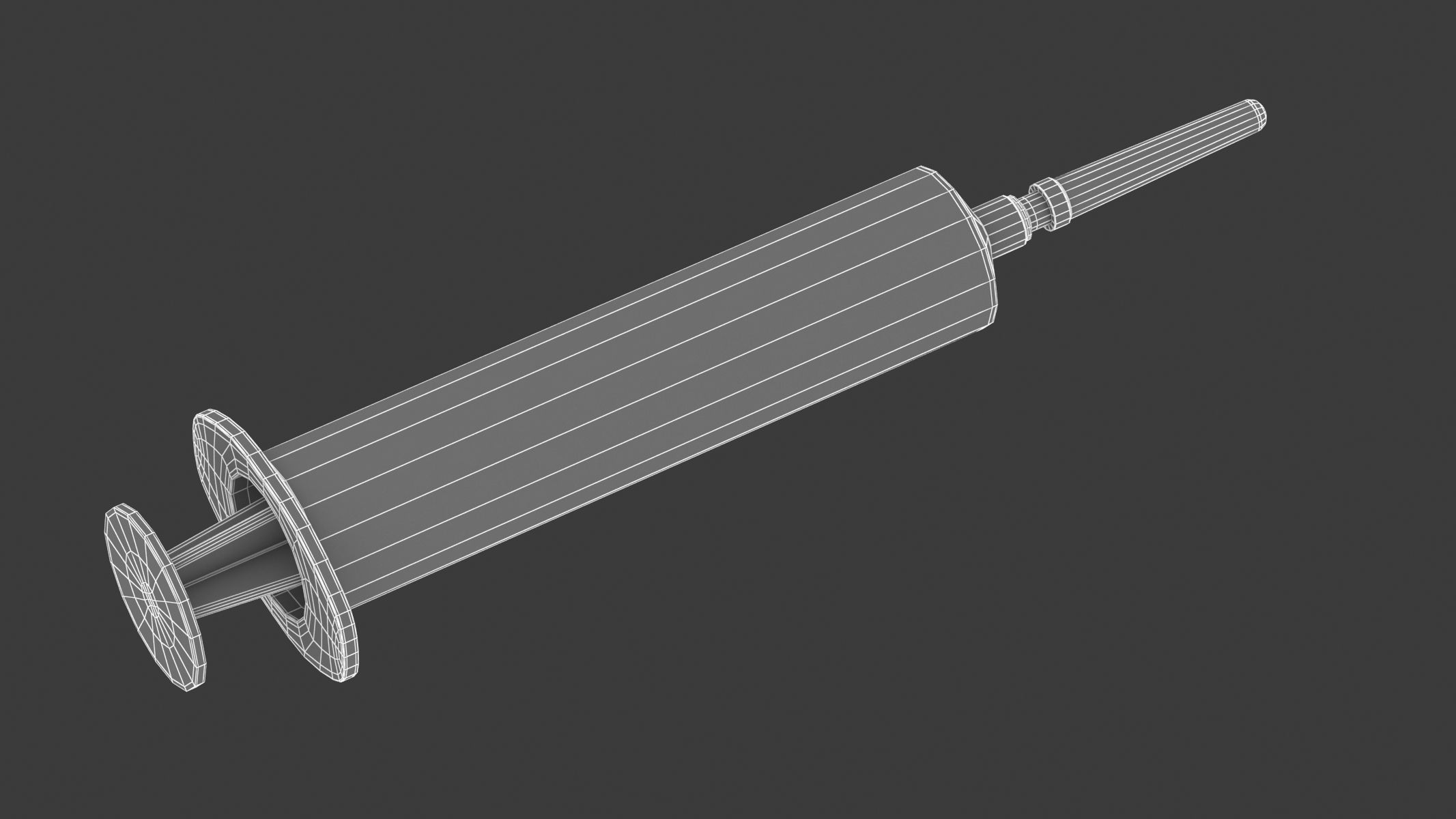 7 Syringes Collection injection syringe 3D model_38