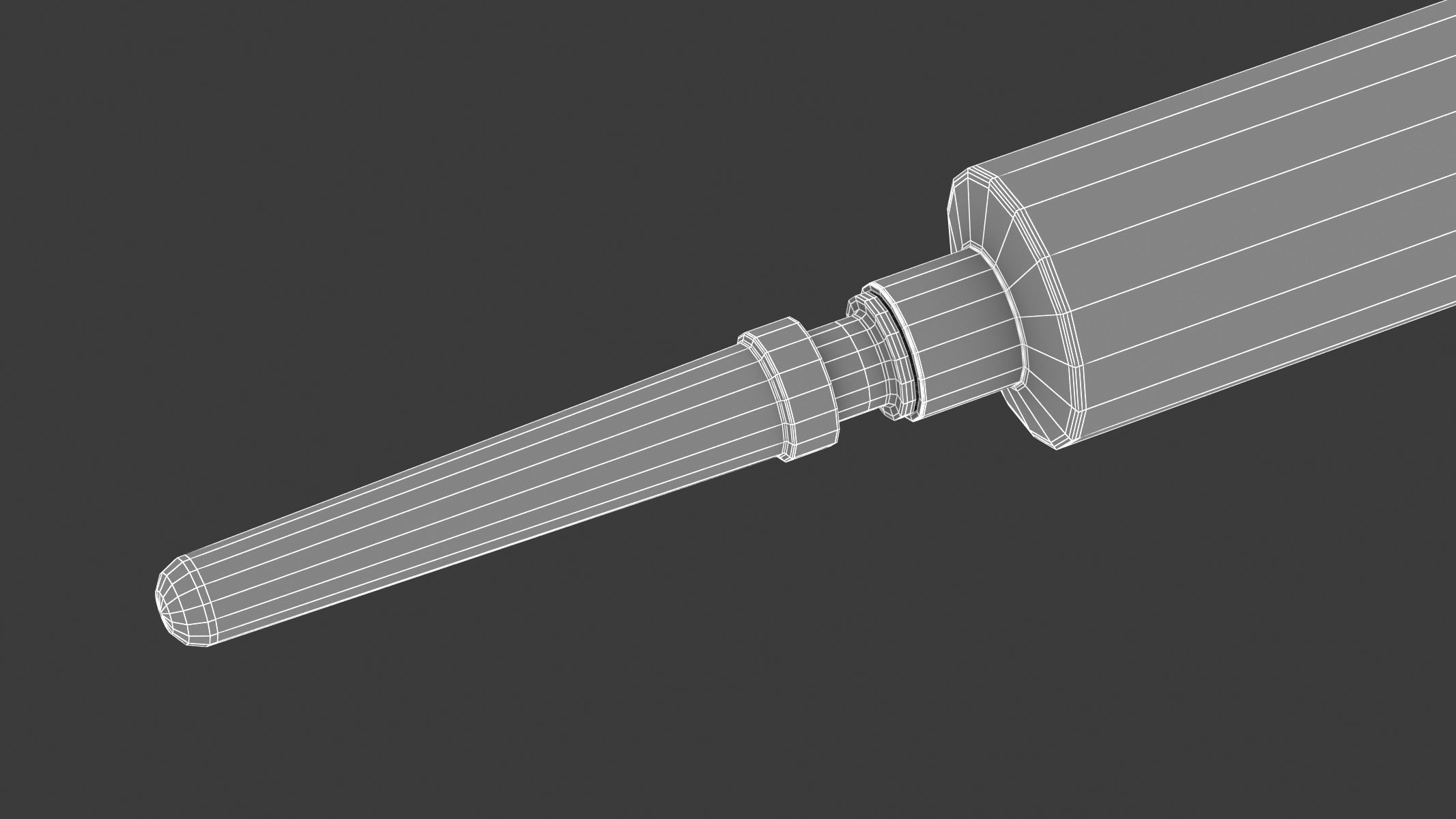 7 Syringes Collection injection syringe 3D model_9