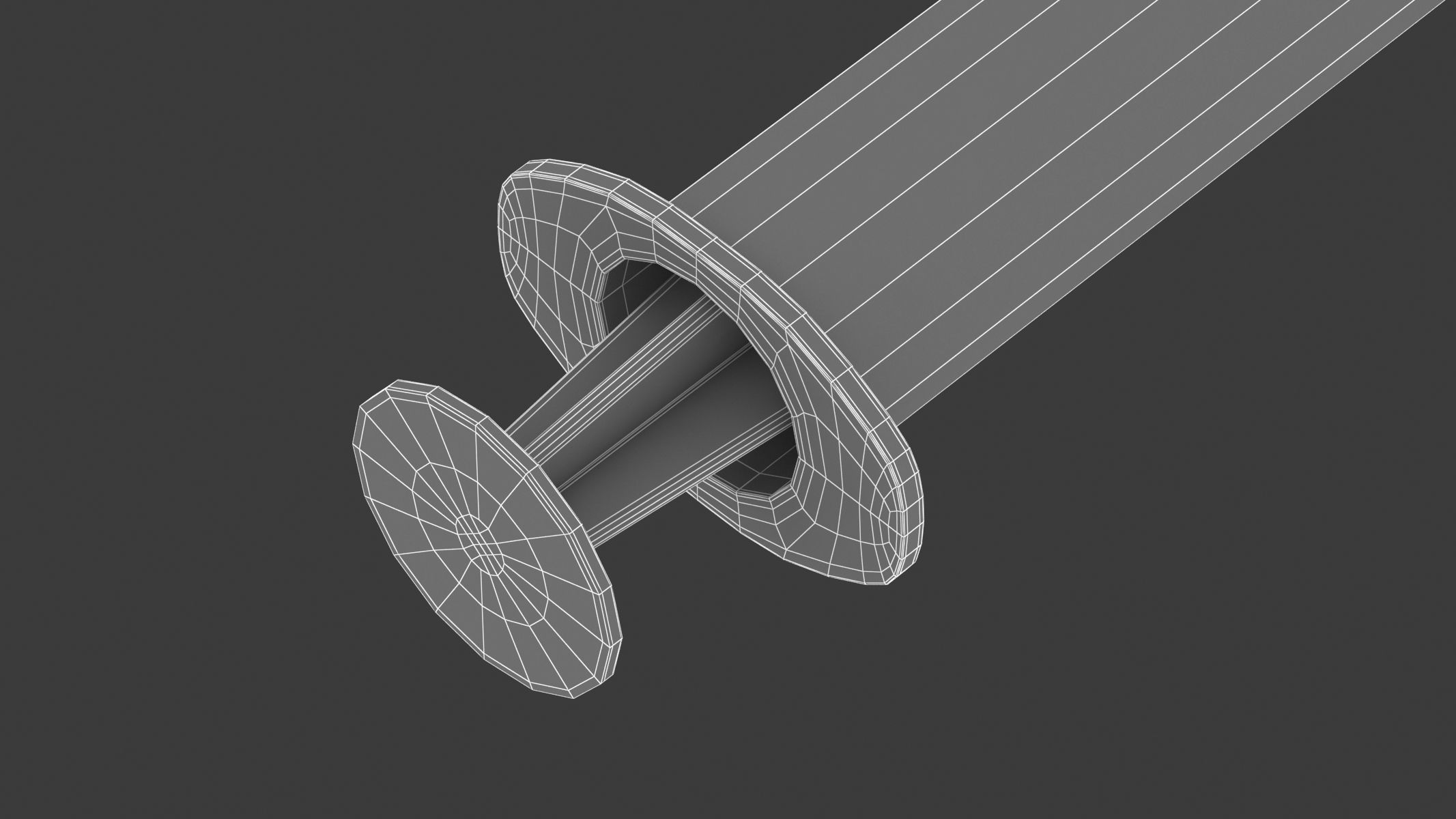 7 Syringes Collection injection syringe 3D model_30