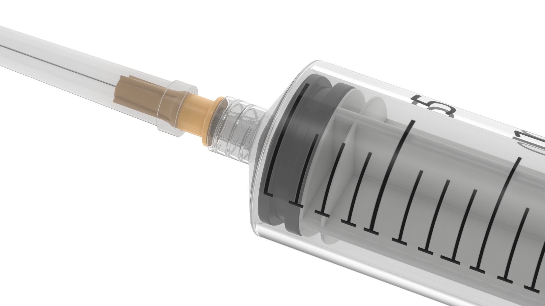 7 Syringes Collection injection syringe 3D model_36