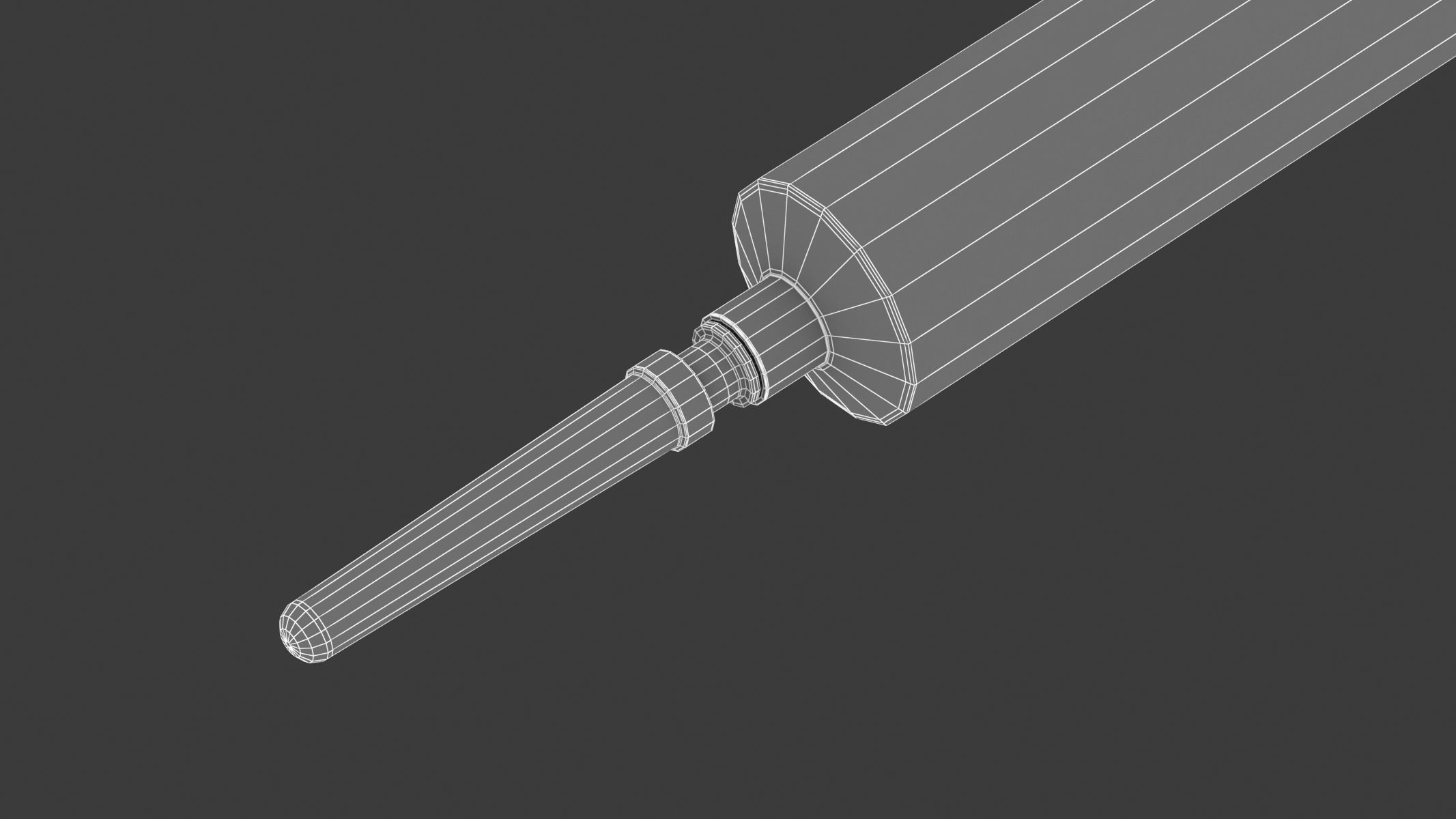 7 Syringes Collection injection syringe 3D model_29