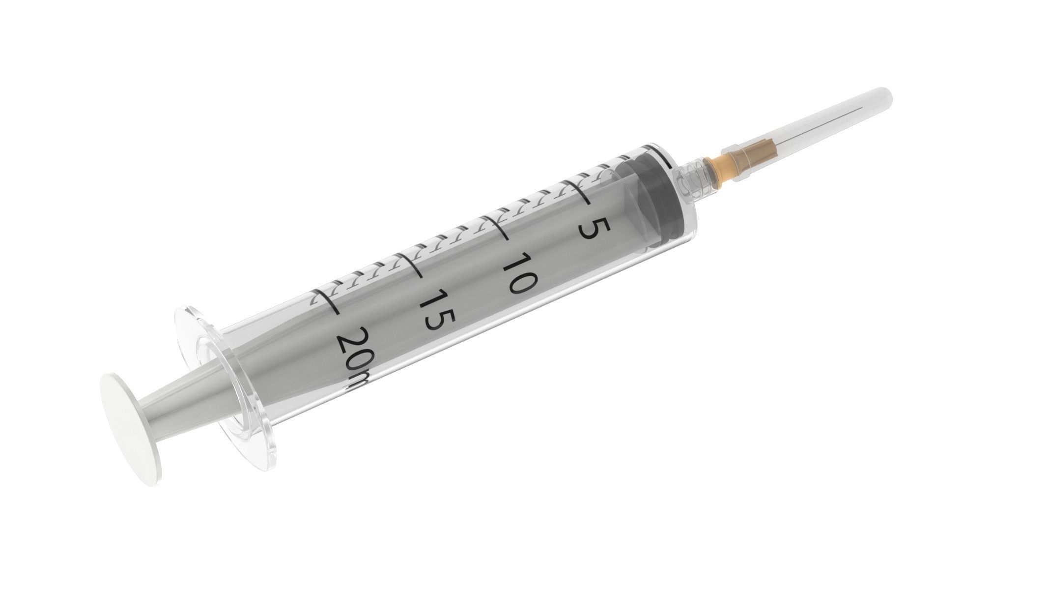 7 Syringes Collection injection syringe 3D model_22