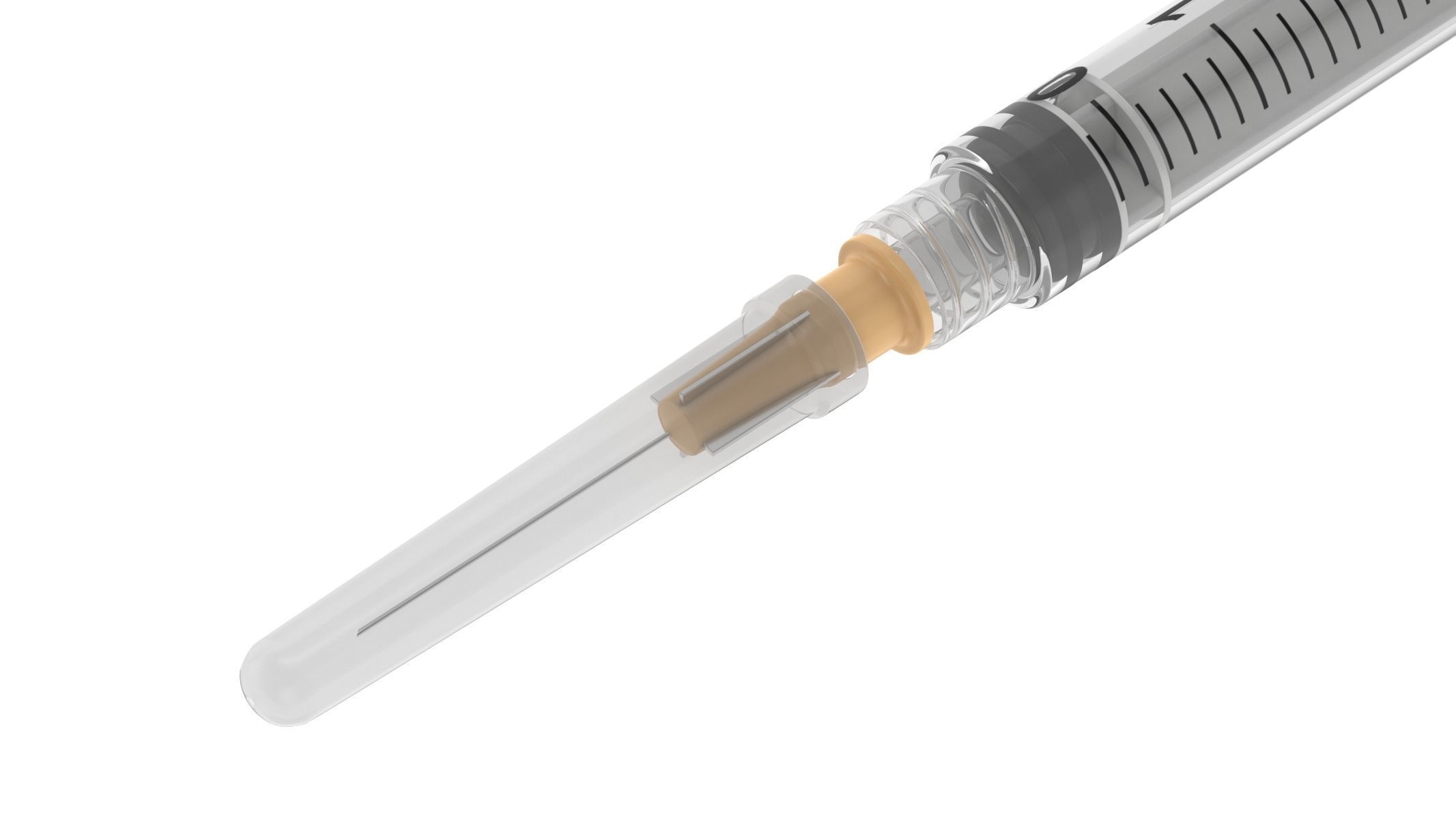 7 Syringes Collection injection syringe 3D model_44