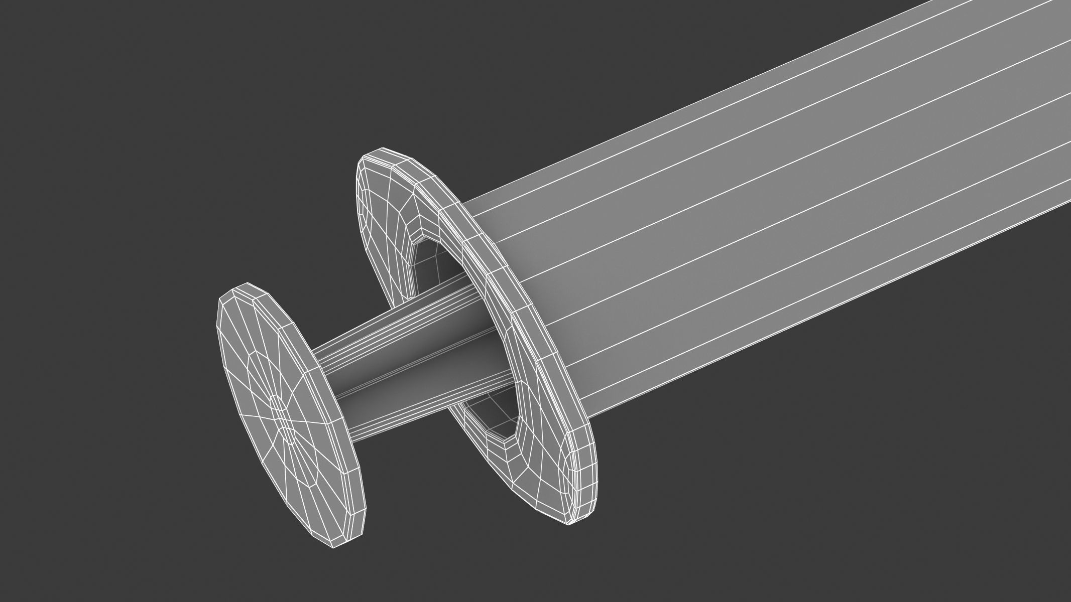 7 Syringes Collection injection syringe 3D model_10