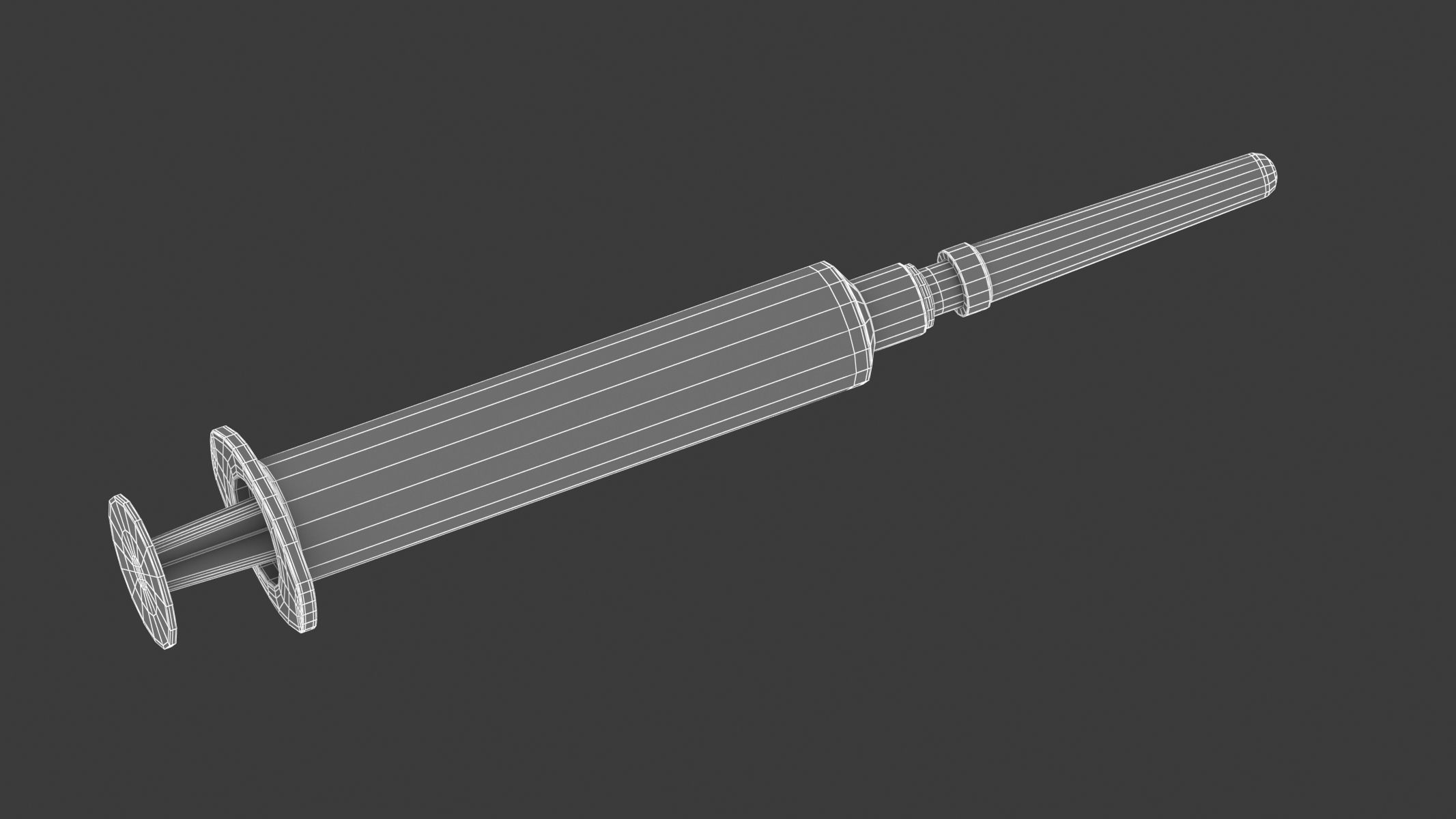 7 Syringes Collection injection syringe 3D model_67