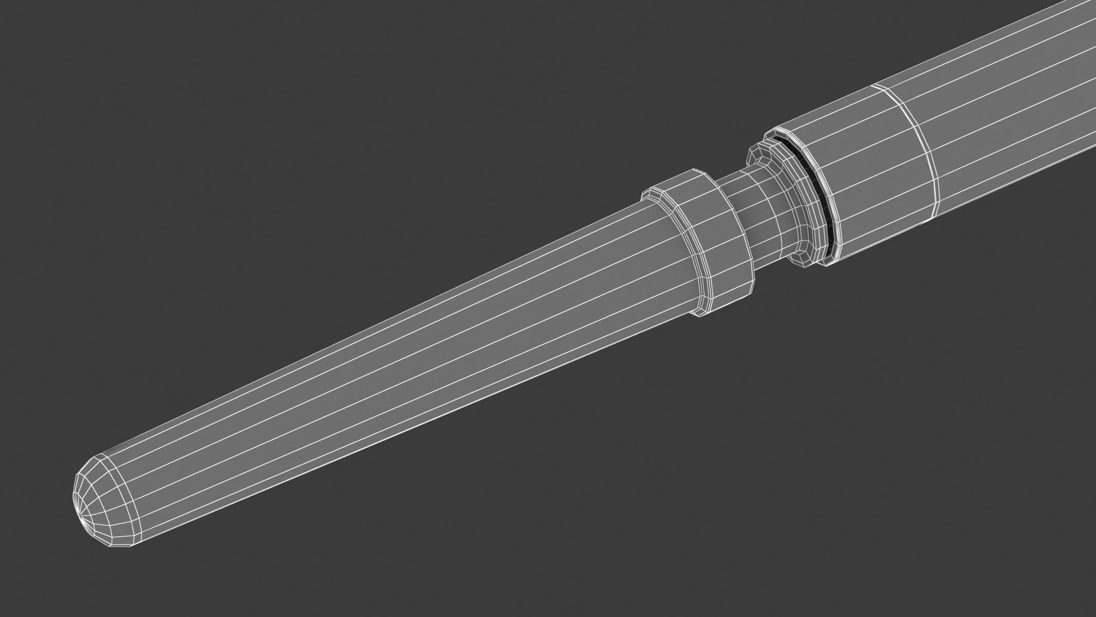 7 Syringes Collection injection syringe 3D model_19