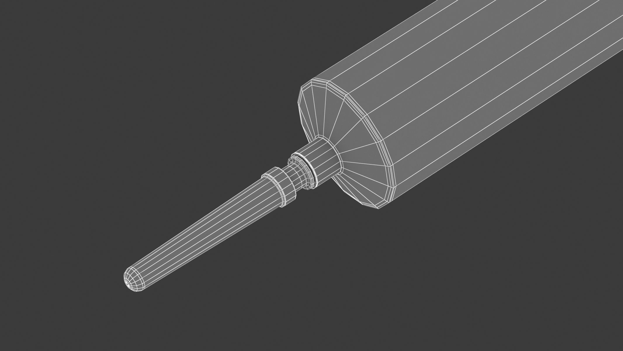 7 Syringes Collection injection syringe 3D model_64