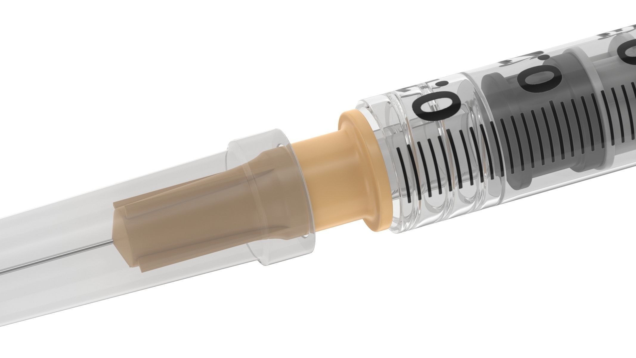 7 Syringes Collection injection syringe 3D model_16