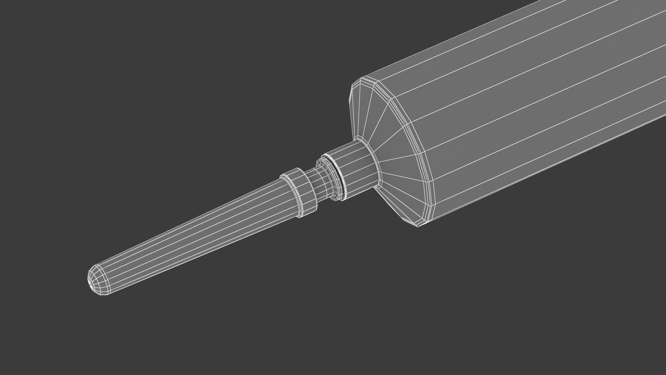 7 Syringes Collection injection syringe 3D model_39