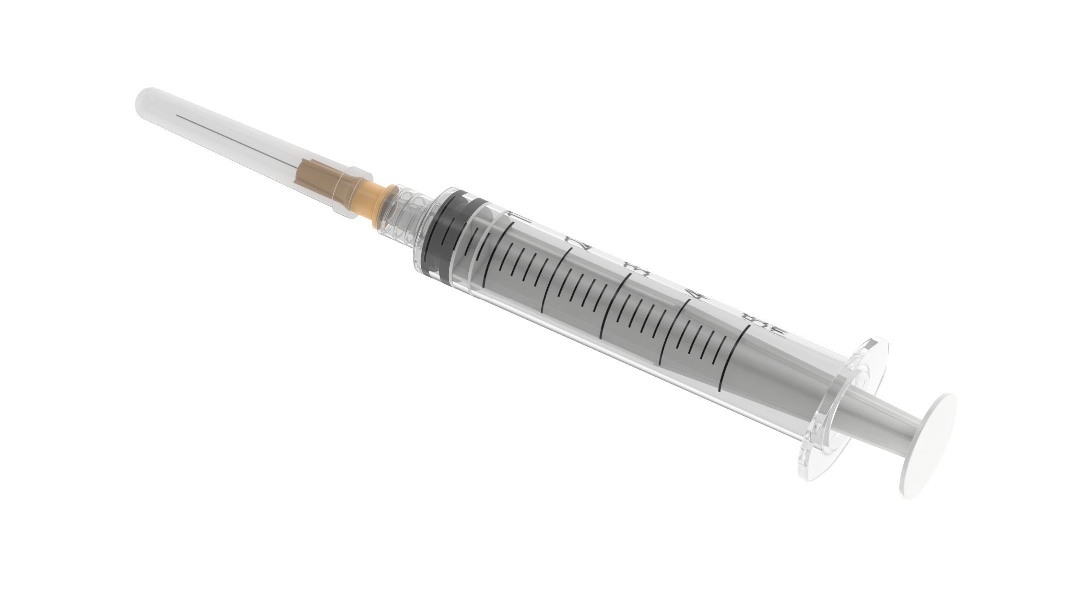 7 Syringes Collection injection syringe 3D model_53