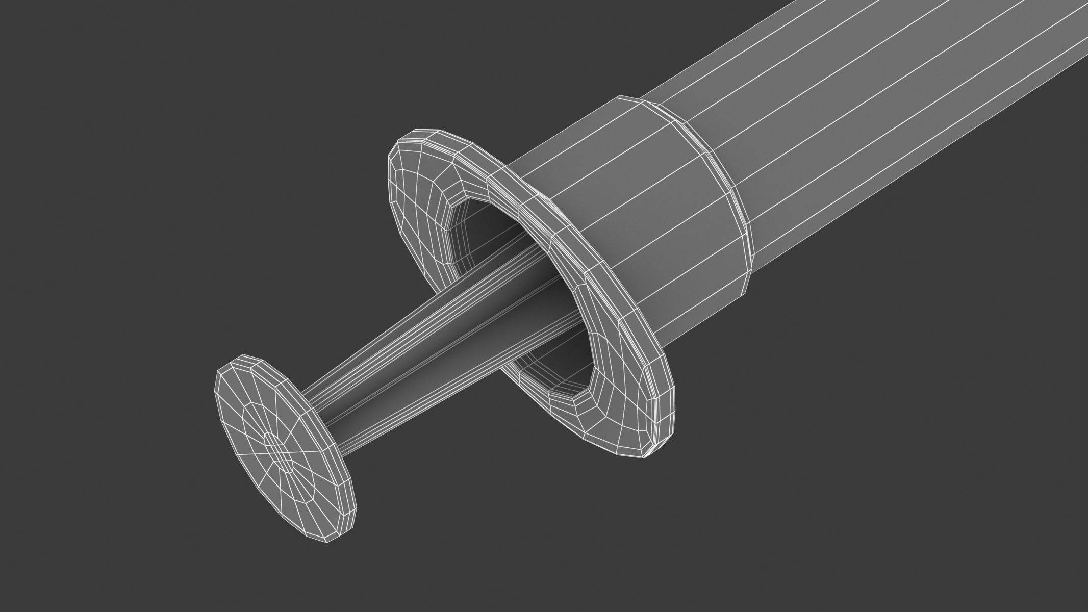 7 Syringes Collection injection syringe 3D model_20